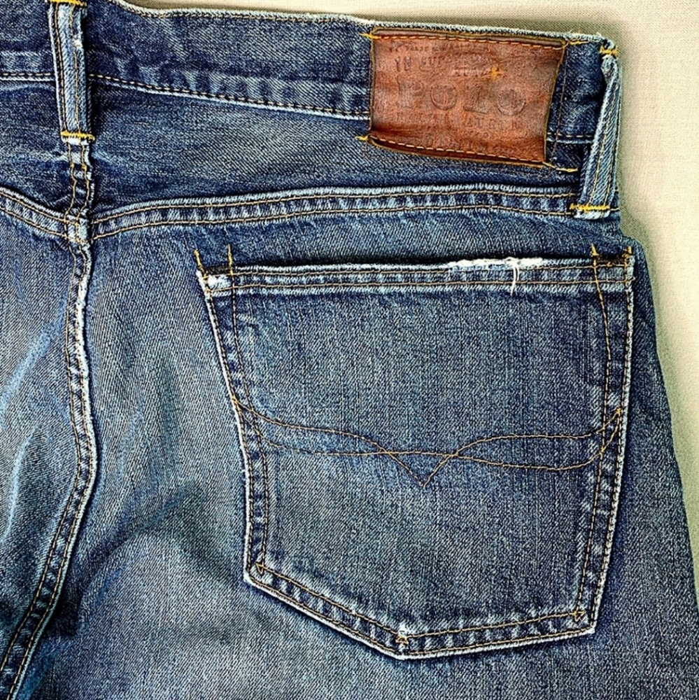Vintage 90's  867 Polo Ralph Lauren jeans. Straight leg capris